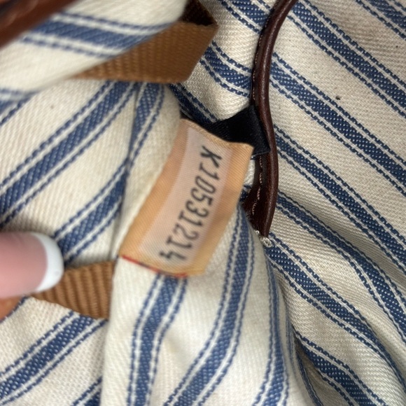 Dooney & Bourke Brown Textured Leather Shoulder Bag - Picture 6 of 16